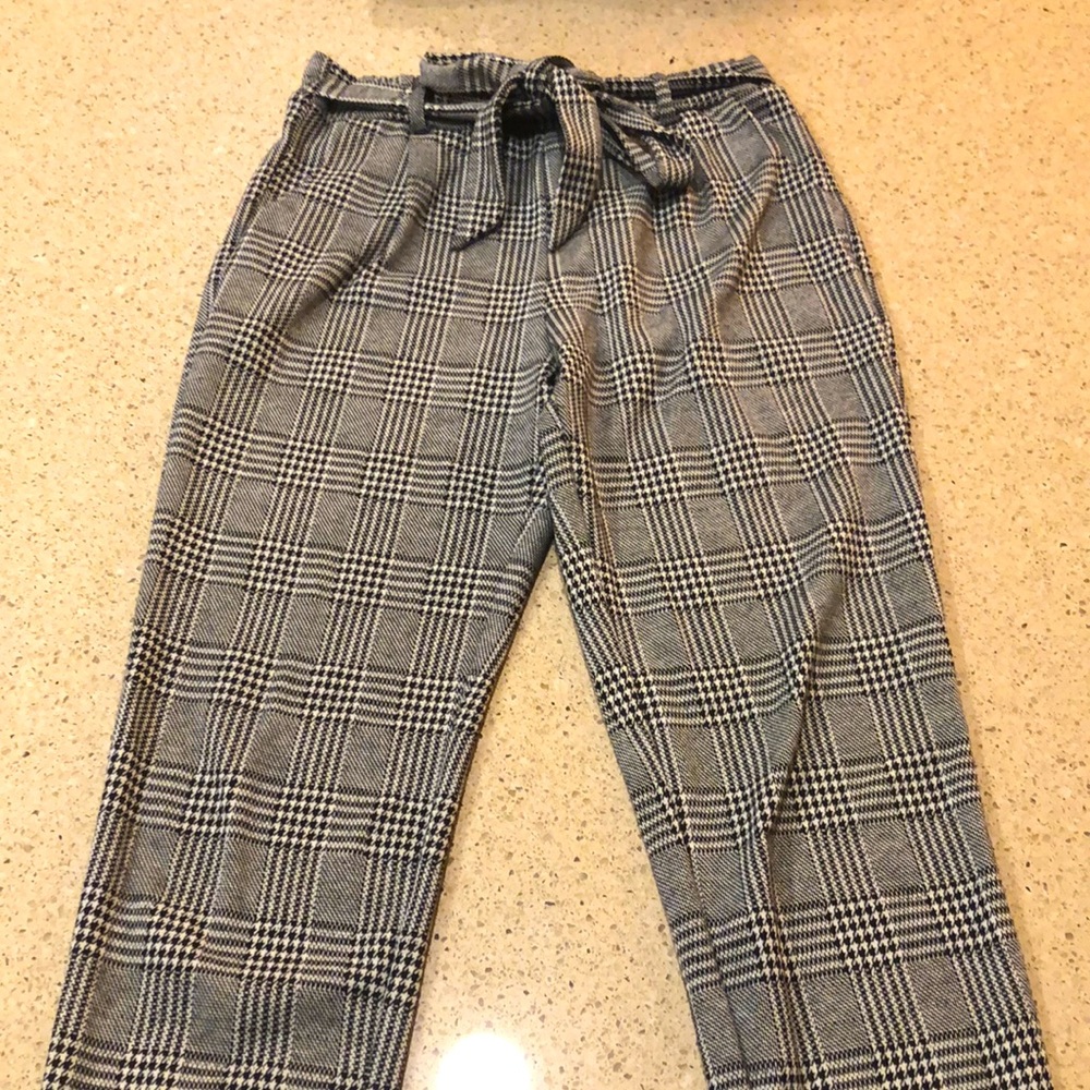 Love Tree Women’s Dress Pants Plaid Houndstooth M